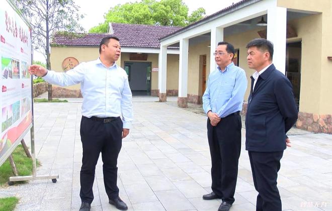 省政协副主席马传喜来无调研督导和美乡村精品示范村建设